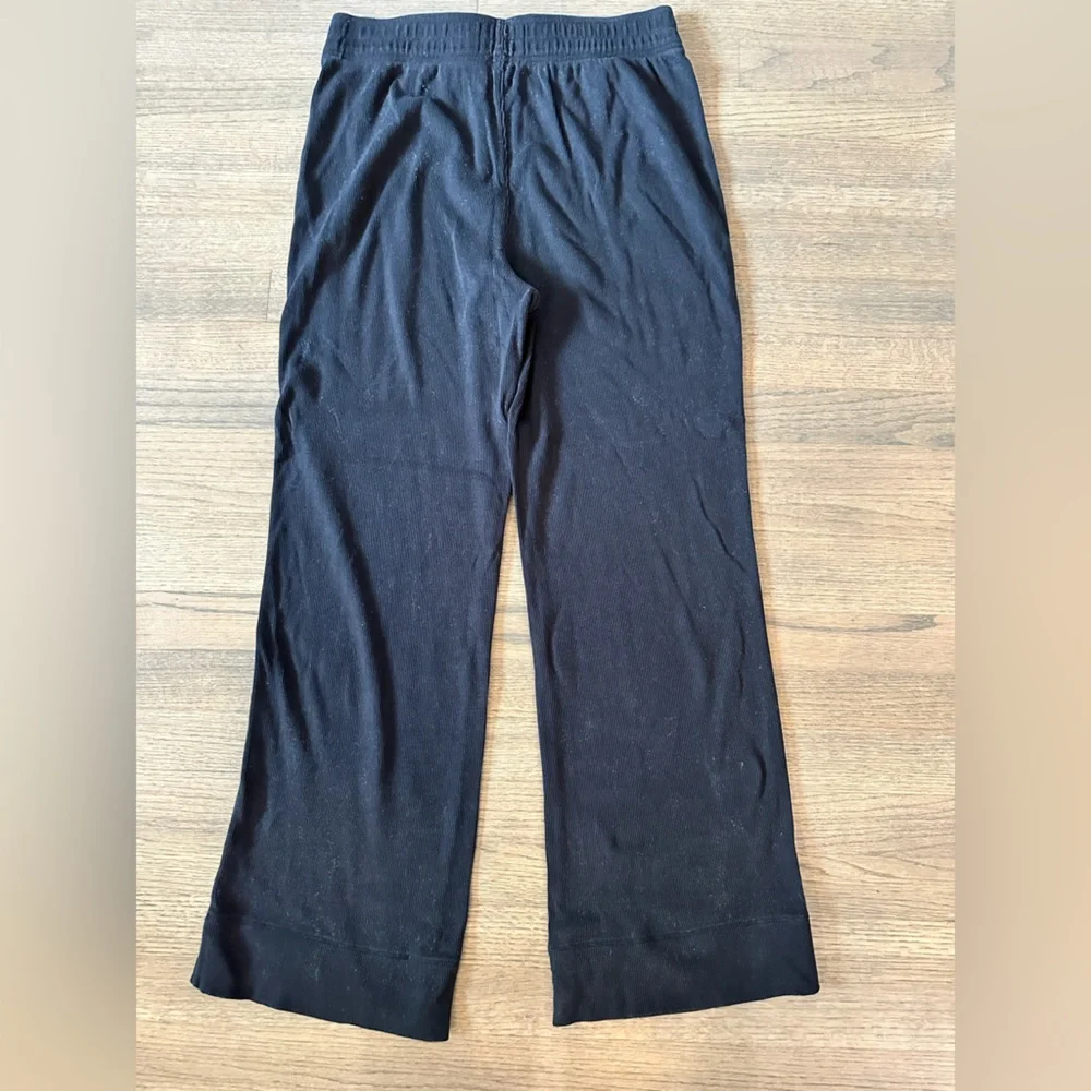 Everlane The Ribbed Flare Pants-Size Large-Black